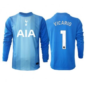 Tottenham Hotspur Guglielmo Vicario #1 Målvakt Bortatröja 2025-26 Långärmad